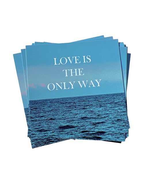 LOVE IS THE ONLY WAY  , 대용량 미니 엽서 카드